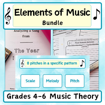 Preview of Bundle: Elements of Music Grades 4 to 6