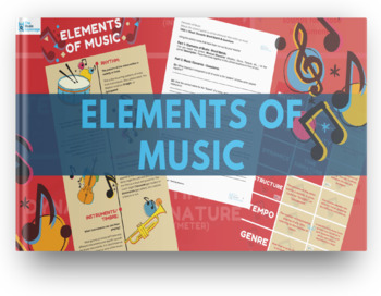 Preview of Elements of Music-LESSON + INFOGRAPHIC