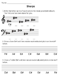 Elements of Music Packet (Sharps, Flats, Half Steps, Whole