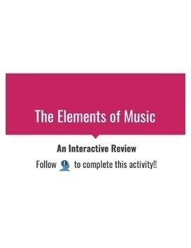 Preview of Elements of Music - REVIEW