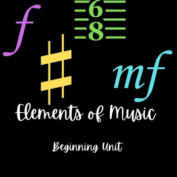 Preview of Elements of Music Unit