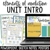 Elements of Nonfiction Introduction - Informational Text D