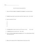 Elements of Plot, Characters, and Conflict Quiz Common Cor