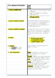 Elements of Plot - Elements of Fiction Cornell Notes