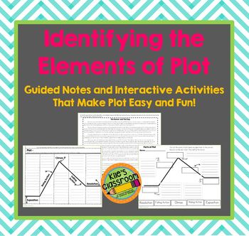 Preview of Elements of Plot Interactive Notes and Student Acitivty