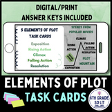 Elements of Plot in Movies: Task Cards | Digital/Print