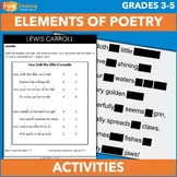 Elements of Poetry Worksheets – Structures, Sound Devices,