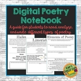 Elements of Poetry - Digital and Print- Read and Write Dif