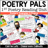 Elements of Poetry – Posters & Activities Poetry Reading Unit