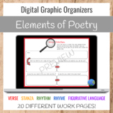 Elements of Poetry Work Pages & Graphic Organizers