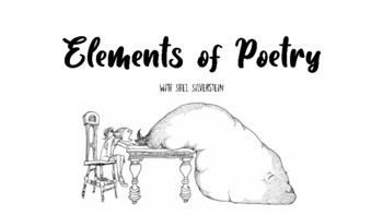 Preview of Elements of Poetry (using Shel Silverstein)