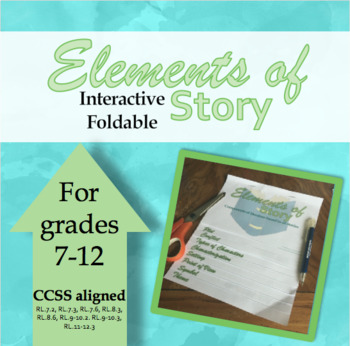 Preview of Elements of Story Interactive Foldable