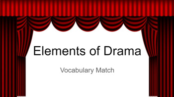Preview of Elements of a Drama