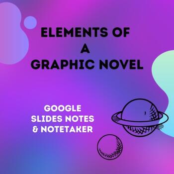 Preview of Elements of a Graphic Novel Notes and Notetaker