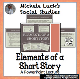 Elements of a Short Story Student Handout or Presentation