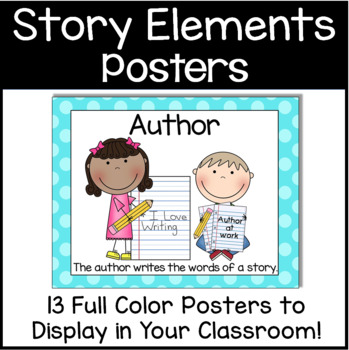 Elements of a Story Posters by Herding Kats in Kindergarten | TPT