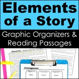 Elements of a Story Graphic Organizers & Passages - Printa