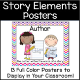 Elements of a Story Posters - Author, Illustrator & More