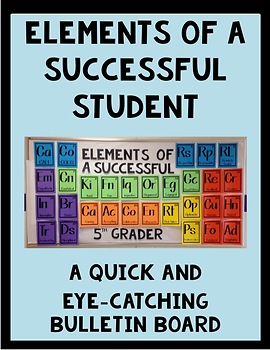 Preview of Elements of a Successful Student!