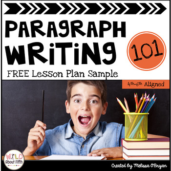Preview of Paragraph Writing Freebie
