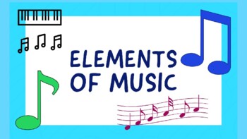 Preview of Elements of music powerpoint and ready to print posters!