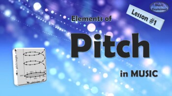 Preview of Elements of pitch in Music - Higher and Lower Sounds PowerPoint presentation