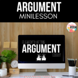 Elements of the Argument Essay Minilesson