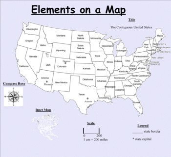 Preview of Elements on a map