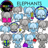 Elephant Clipart {Zoo Animal Clipart}