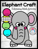 Elephant Craft Number Sense Subitizing Activity - Zoo - Sa
