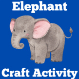 Letter E | Elephant Worksheet Craft Preschool Kindergarten