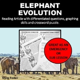 Elephant Evolution Reading, Questions, and Graphing: Suppl