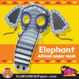 Elephant Mask | Printable Craft Activity | African Animal 