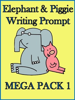 Preview of Elephant & Piggie Writing Prompt MEGA Pack 1