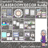 Elephant Themed Classroom Decor Bundle
