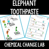 Elephant Toothpaste Chemical Change Lab