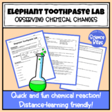 Elephant Toothpaste Lab - Observing Chemical Changes
