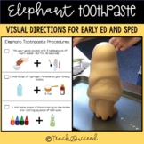 Elephant Toothpaste Science Experiment for Special Education