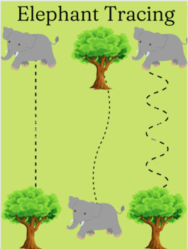 Elephant Tracing by Bliss Bright | TPT