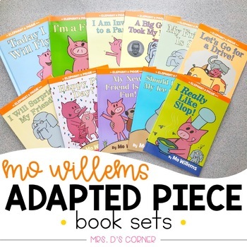 Preview of Elephant and Piggie Adapted Piece Book Set [25 book sets included!] Mo Willems