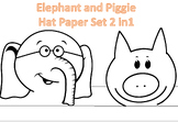 Elephant and Piggie Craft Headbands - Elephant and Pig Cro