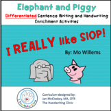 Elephant and Piggie I REALLY Like Slop Handwriting and Wri