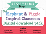 Elephant and Piggie Inspired Classroom decor pack