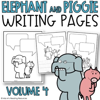 Elephant and Piggie Vol. 4 | Distance Learning by Miss M's Reading ...