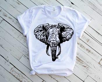 Download Elephant Head Svg Trunk Tusk Jungle Animal Safari African Boho Logo 1242s