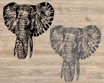 Free Free 346 Elephant Face Svg SVG PNG EPS DXF File