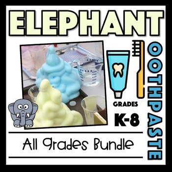 Preview of Elephant's Toothpaste Bundle for All Grades