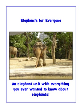 Preview of Elephants for Everyone