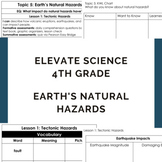 Elevate Science Grade 4: Earth's Natural Hazards, e-learni