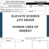 Elevate Science Grade 4: Human Uses of Energy, e-learning 